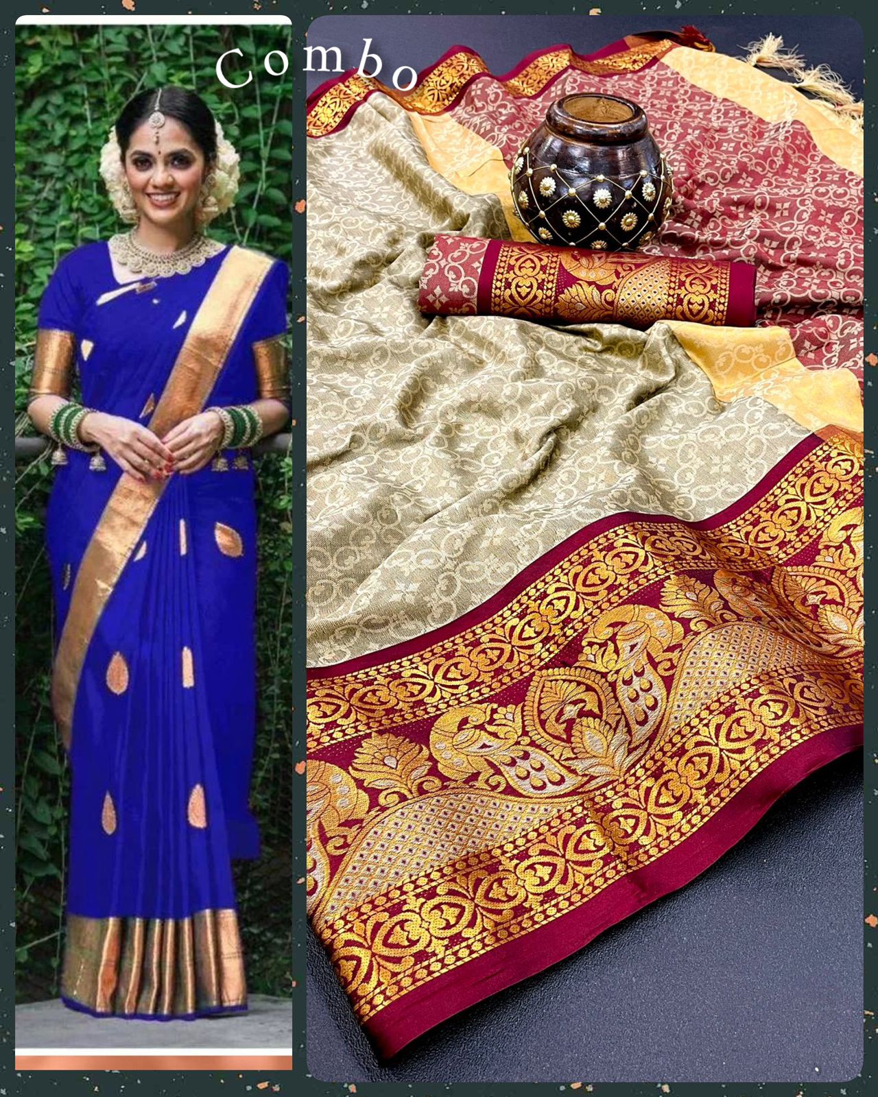 Aab Combo 3 Designer Non Catalog Sarees
